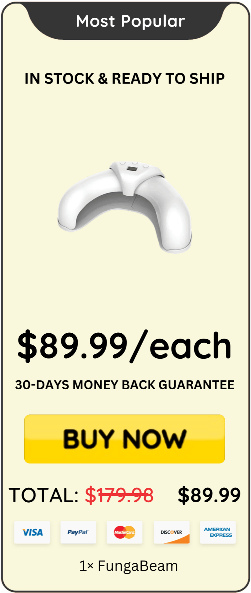 FungaBeam offer price 